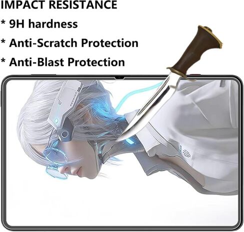 2PCS Tempered Glass Film for Nubia REDMAGIC Astra 2, Screen Protector 2.5D Anti Scratch HD Arcuate Film in Saudi Arabia