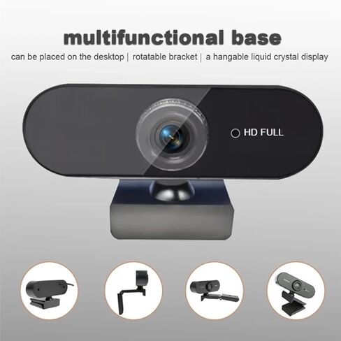 HD 1080P Mini Webcam with Microphone, USB Interface in Kuwait