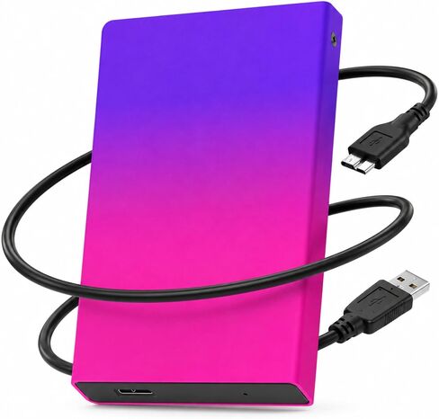 1TB Portable External Hard Drive, USB 3.0 Ultra Slim 2.5-Inch HDD in Kuwait