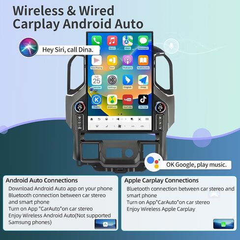 Qualcomm Car Radio for Chevrolet Silverado GMC Sierra 2019-2023 17.2 Inch in Kuwait