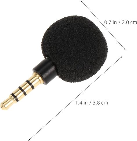 2pcs Mini Recording Microphone 3.5mm Jack for Computer in Saudi Arabia