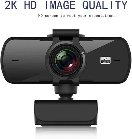 Webcam 2K 1080P Web Camera with Microphone USB Cam in Kuwait