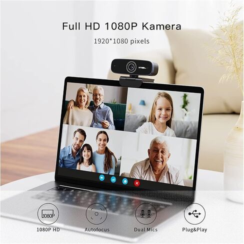 Webcam 926 HD 1080P AF 60fps USB with Microphone in Kuwait