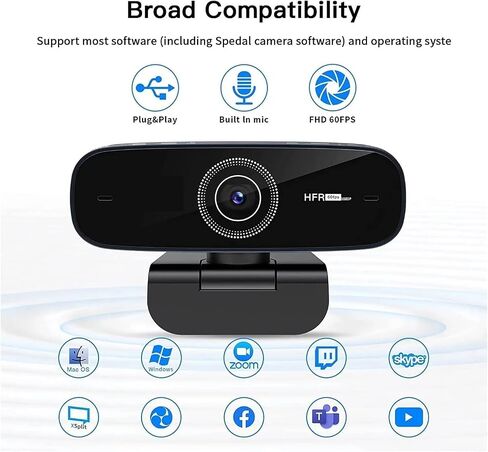 Webcam 926 HD 1080P AF 60fps USB with Microphone in Kuwait