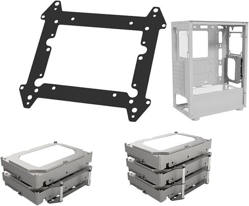 3.5 Inch Mounting Bracket Metal Fan Slot Adapter in Kuwait