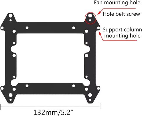 3.5 Inch Mounting Bracket Metal Fan Slot Adapter in Kuwait
