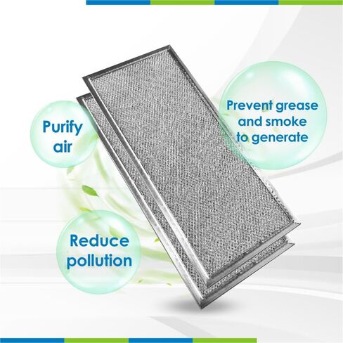 Microwave Filter Replacement for Whirlpool W10208631A (12.94"L x 0.02"W x 5.81"Th 2-Pack) MAF-10 in Saudi Arabia
