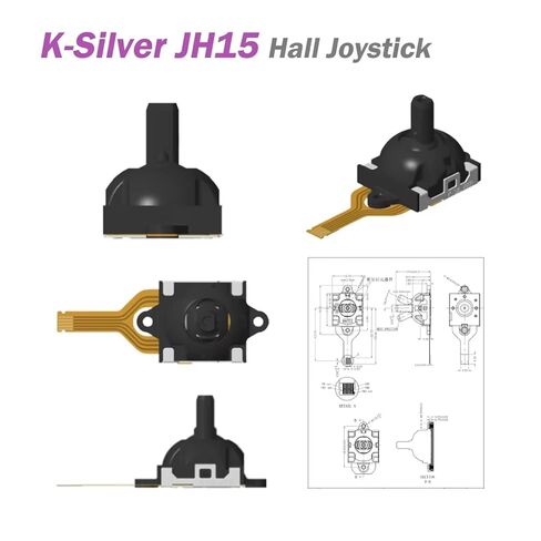 CAZSTYK 1 Pair Thumbstick Module with Hall Effect Sensors for Console Repair Gaming Part Hall Sensors Analog Joystick Thumb Stick for Game Console Replacement Thumbstick Module Gaming Accessory in Saudi Arabia
