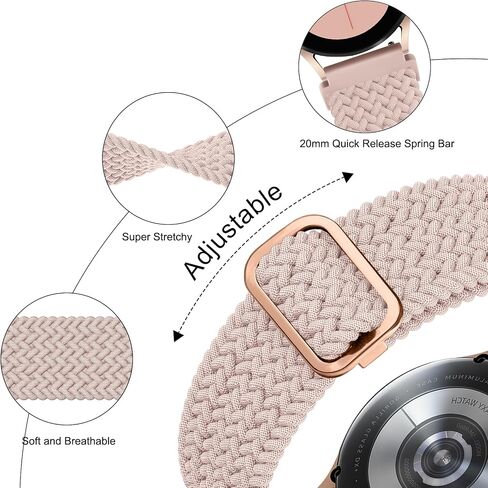 Veryfit Smart Watch Bands, Watchbands for IDW13, IDW16, IDW19 Smartwatch Bands, 22mm Braided Elastic Straps for Fitpolo IDW13/Woneligo W13/FITVII HM57, TOOBUR/ENOMIR/MILOUZ/Gydom/Faweio/Amzhero/Tensky IDW19 Smart Watch in Saudi Arabia