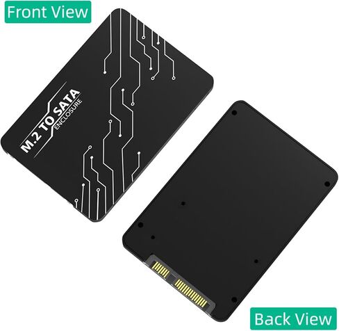 Metal Case B NGFFs HDDs to 2.5 SATA3.0 6Gb / s Adapter Card with Enclosure Socket NGFFs Adapter HDDs Converters Enclosure in Saudi Arabia