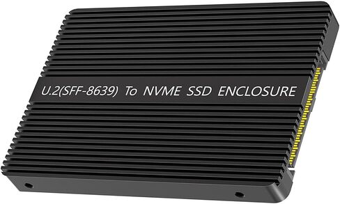 NVME HDDs to PCIe U.2 SFF-8639 2.5" Enclosure Case Box NVME HDDs to U.2 SFF-8639 Adapter Converters in Saudi Arabia