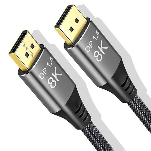 DisplayPort Cable 1.4, 8K@60Hz 4K@144Hz Ultra HD DisplayPort Cord in Saudi Arabia