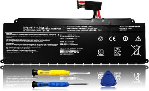 بطارية كمبيوتر محمول PS0104UA1BRS متوافقة مع Toshiba Dynabook Tecra A40-J A50-J G71C000ML110 P000834200 53Wh 15.4V (اتصال سلكي) in Kuwait