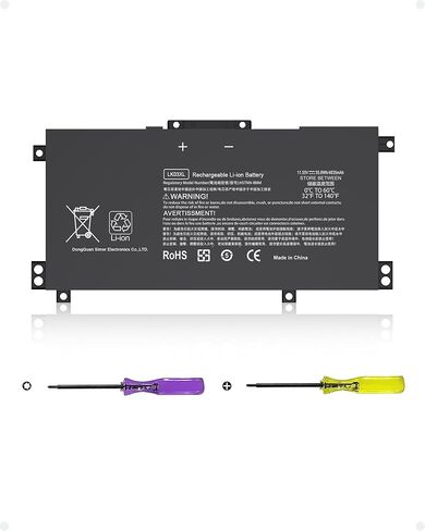 55.8Wh LK03XL Battery Replacement for hp Envy x360 Convertible 15m-bp1xx 15m-cn0xxx 15m-cp0xxx 15m-cn0011dx 15m-cn0012dx 15m-bp112dx 17m-ae0xx 17-bw 17m-ae111dx 916368-421 l09281-855 916814-855 11.55V in Kuwait
