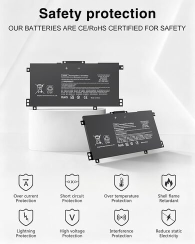 55.8Wh LK03XL Battery Replacement for hp Envy x360 Convertible 15m-bp1xx 15m-cn0xxx 15m-cp0xxx 15m-cn0011dx 15m-cn0012dx 15m-bp112dx 17m-ae0xx 17-bw 17m-ae111dx 916368-421 l09281-855 916814-855 11.55V in Kuwait