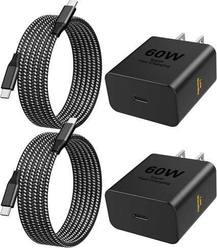 60W USB C Super Fast Charger for Galaxy S26 S25 S24 S23 S22 Ultra in Kuwait