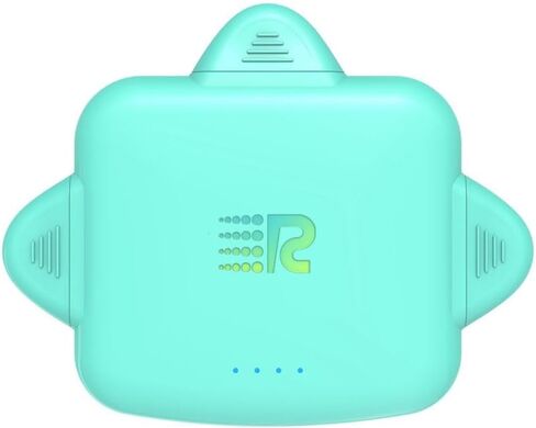باور بانك صغير الحجم من Rush Charge Universe، شاحن محمول Lightning USB-C باللون الأزرق المخضر in Kuwait