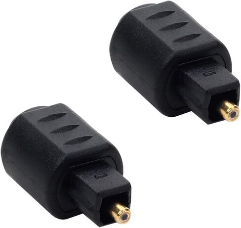 Digital Toslink Male to 3.5mm Female Plugs Converters Optical Adapter for Superior Claritys 1pc/2pcs in Saudi Arabia