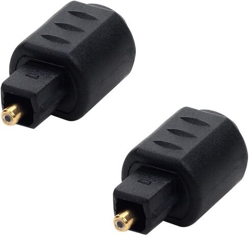 Digital Toslink Male to 3.5mm Female Plugs Converters Optical Adapter for Superior Claritys 1pc/2pcs in Saudi Arabia