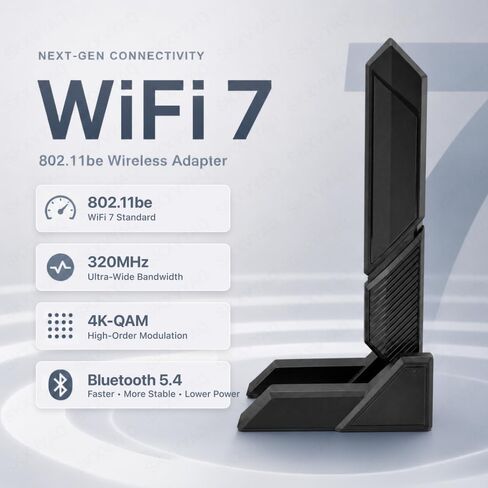 WiFi 7 Antenna for Asus ROG/TUF/Prime/X870/Z890/B850 Wi-Fi Moving Antennas in Saudi Arabia