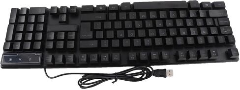 Aoresac TF800 Gaming Combo 104 Keys Rainbow Backlit Keyboard Breathing in Kuwait