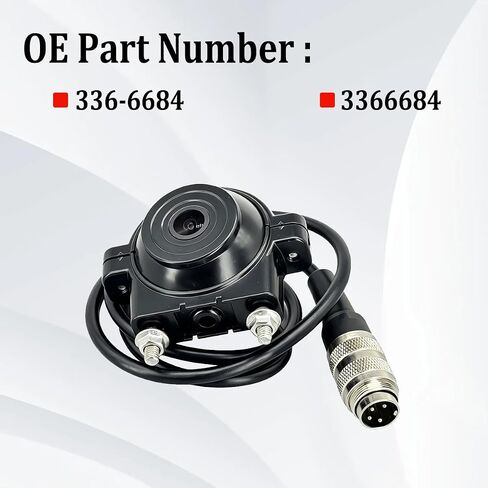 336-6684 Backup Camera Compatible with Caterpillar CAT 232D 242D 262D 289D 299D 257D Excavators, Loaders, Trucks, and Dozers 3366684 in Saudi Arabia