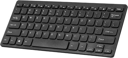 Wireless 78 Key Mini Keyboard and Mouse Set for Office Portable Combo in Saudi Arabia