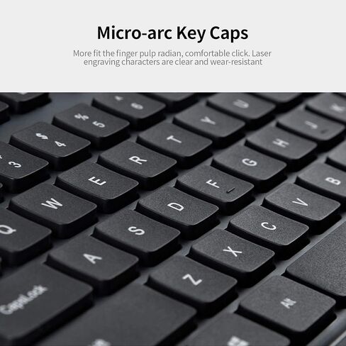 Wireless 78 Key Mini Keyboard and Mouse Set for Office Portable Combo in Saudi Arabia