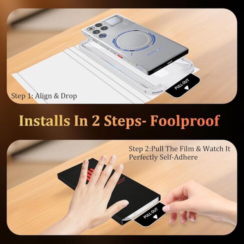 [Auto-Dust Removal] 2 Pack for ZTE Nubia Red Magic 11 Pro / 11 Pro+ / 11 Air / 11S Pro/ 11S Pro+ 5G Screen Protector,Tempered Glass flim,9H Hardness,Anti-Scratch, Bubble Free,HD Clear,Easy Installation in Saudi Arabia