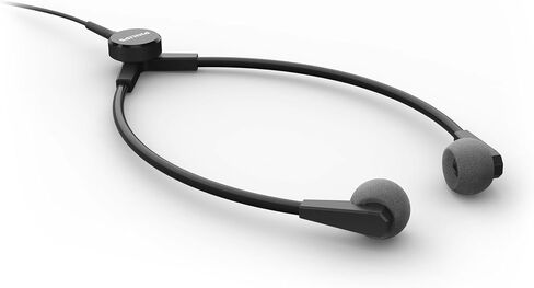 PHILIPS ACC0233 Playback Stethoscope Headphones Dictation and Playback Systems Without Joint and One-Ear Hook 3.5 mm Jack Anthracite in Kuwait