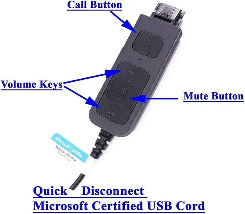INNOTALK Voice Tube Mic USB Headset Built in GN netcom Quick Disconnect for Skype, Cisco Jabber, Avaya One-X Agent, 3CX VoIP softphones. in Saudi Arabia