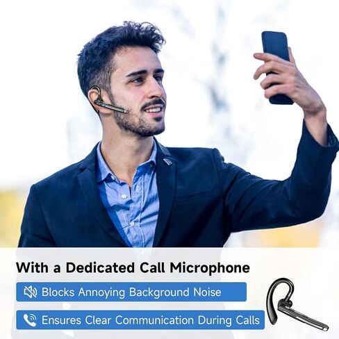 Boytond Bluetooth Earpiece V6.1,Single-Ear Wireless Headset in Kuwait