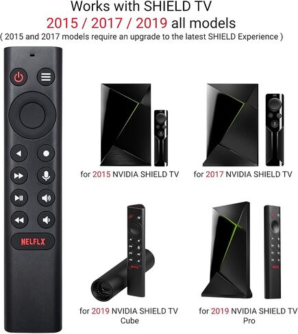New P3700 Shield Voice Remote Control, Compatible with NVIDIA Shield TV and NVIDIA Shield TV Pro Streaming Media Player 2015/2017/2019 All Models in Saudi Arabia