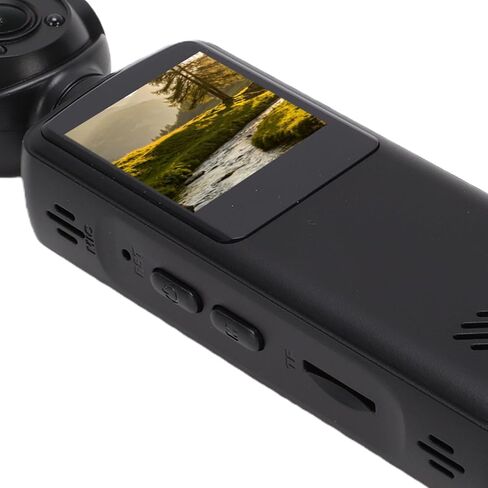 1080P Pocket Camera,Handheld Vlogging Camera with 180 Rotating Len and LED Ligh for Daily Recording in Kuwait
