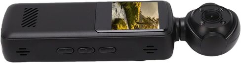 1080P Pocket Camera,Handheld Vlogging Camera with 180 Rotating Len and LED Ligh for Daily Recording in Kuwait
