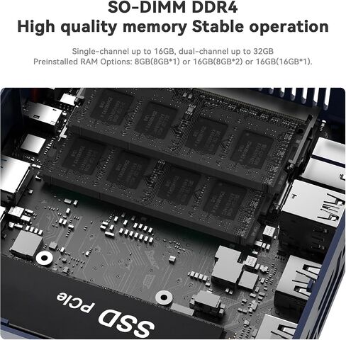 Beelink SER3 Mini PC W11 Pro, AMD Ryzen 3 3200U, 16G DDR4 500G NVMe M.2 SSD in Kuwait