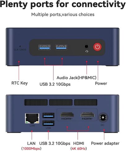 Beelink SER3 Mini PC W11 Pro, AMD Ryzen 3 3200U, 16G DDR4 500G NVMe M.2 SSD in Kuwait