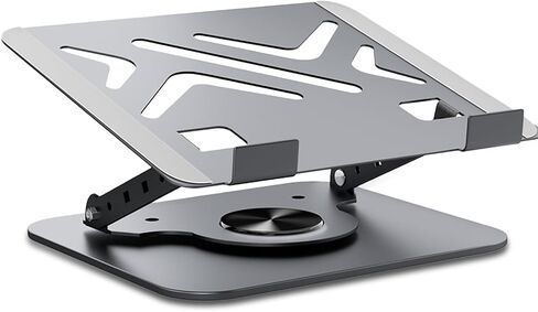 Tablet Stand, 360-degree Rotating Desktop Stand, Dual-arm Adjustable Aluminum Desktop Stand, Compatible with 4-16 inch iPads, Surface Tablets, and Portable Monitors. in Kuwait