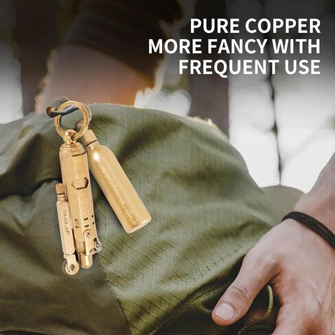 Handmade Trench Lighter WWI WWII Windproof Vintage Kerosene Pipe Lighter and Copper Brass Fuel Bottle, Gift for Men Dad Father Husband Grandparents in Kuwait