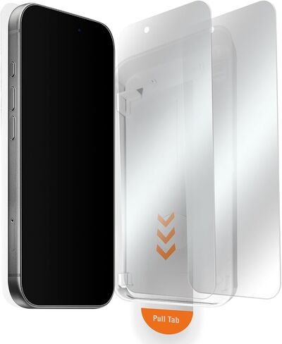 Designed for iPhone Air Matted Tempered Glass Screen Protector [Military Grade Shatterproof & Longest Durable], Auto Dust-Elimination Installation Box, Bubble Free, Easy Installation, 2 Pack in Kuwait