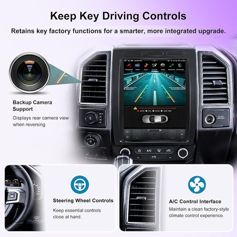 12.1" Car Radio for Ford F150/Raptor 2015-2020, F250/F350/F450 2017-2021 in Kuwait