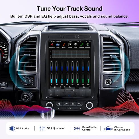 12.1" Car Radio for Ford F150/Raptor 2015-2020, F250/F350/F450 2017-2021 in Kuwait