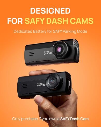 for SAFY Dash Cam Battery Pack B-130A,12V/24V Battery for Parking Mode in Saudi Arabia