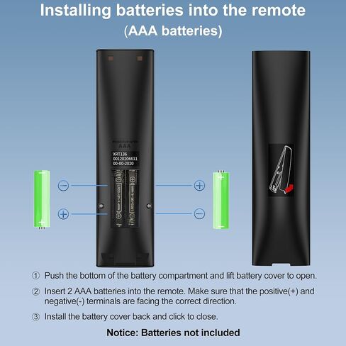 Universal for VIZIO Smart TV Remote Control, XRT136 Replacement Remote Control Works for VIZIO Smart TV in Kuwait