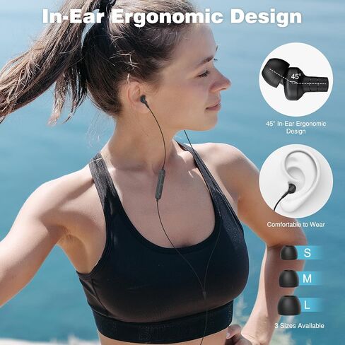 USB C in Ear Earbuds with Microphone for iPhone 17 Pro 16 15， Black in Saudi Arabia