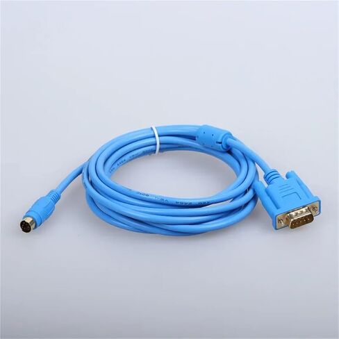 DOP-DVP For DOP-B series HMI to DVP PLC 9-pin male & round 8-pin CABLE in Saudi Arabia