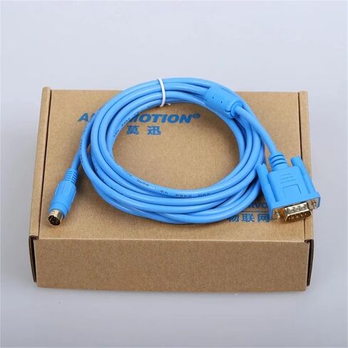 DOP-DVP For DOP-B series HMI to DVP PLC 9-pin male & round 8-pin CABLE in Saudi Arabia