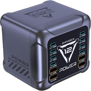 محطة شحن USB C بقدرة 1200 واط، شاحن سريع بـ 12 منفذ GaN in Kuwait