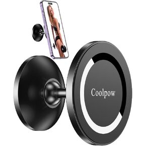 Gym Magnetic Phone Holder Mount for MagSafe【All Metal】Dual Magnetic Phone Holder for Gym Accessories Attach to Metal Surface, Gym Phone Holder Magnet for iPhone 16 15 14 13 Pro Max Gift for Men Women in Saudi Arabia