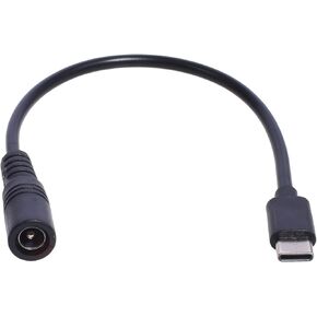 5.5x2.1 Female to Male Cable 5521 Power Cable Conector 5.5x2.1 Adapter USB Type C Converter in Kuwait